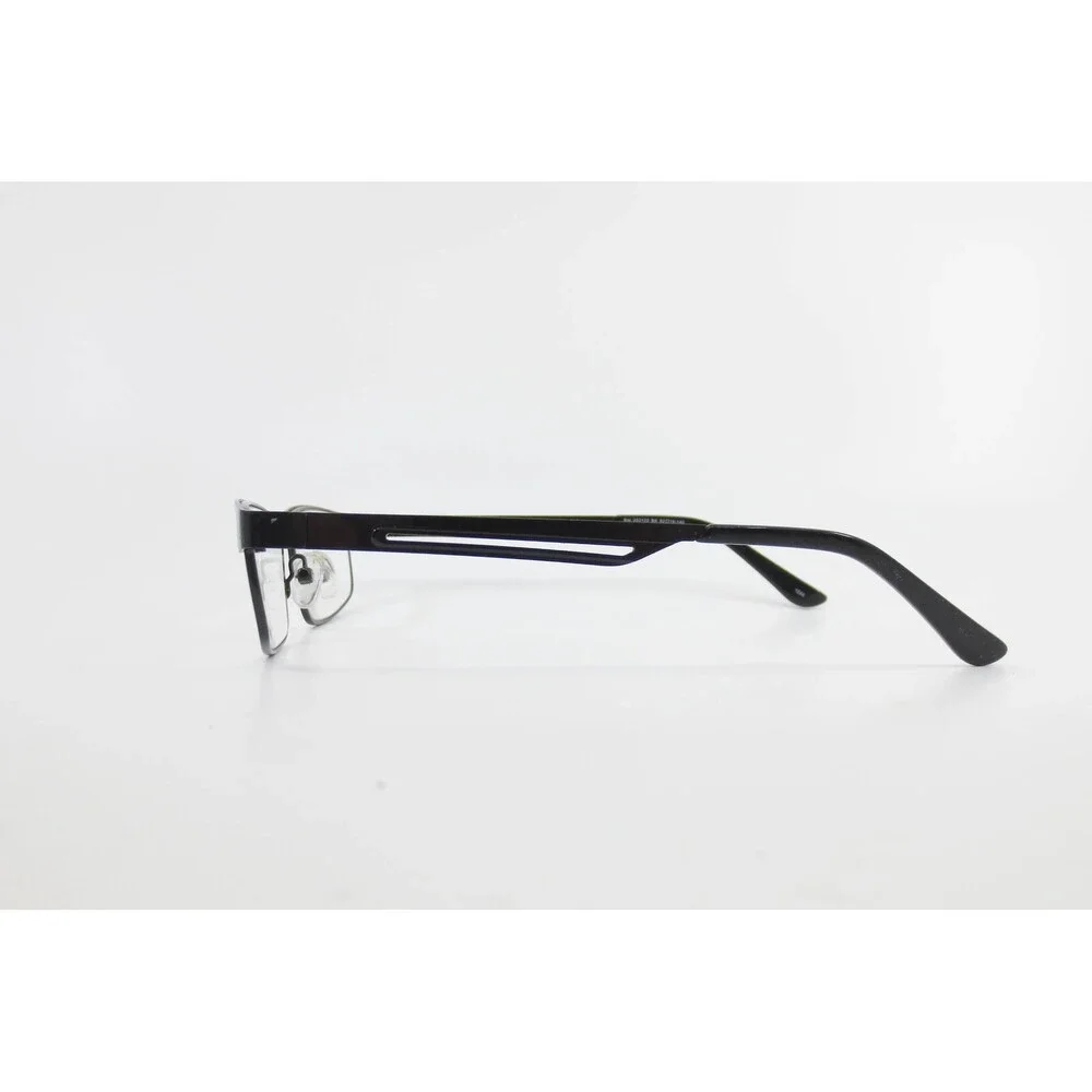 Robert Mitchell RM 202122 BK Black Rectangular Eyeglass Frames 52-16-140 Mens